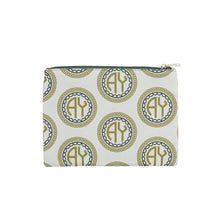 Load image into Gallery viewer, Gray and Gold Monogrammed Travel Bag