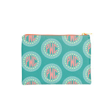 Load image into Gallery viewer, Pink, yellow, and green pastel monogrammed travel bag
